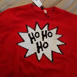 ho ho ho sequin sweater